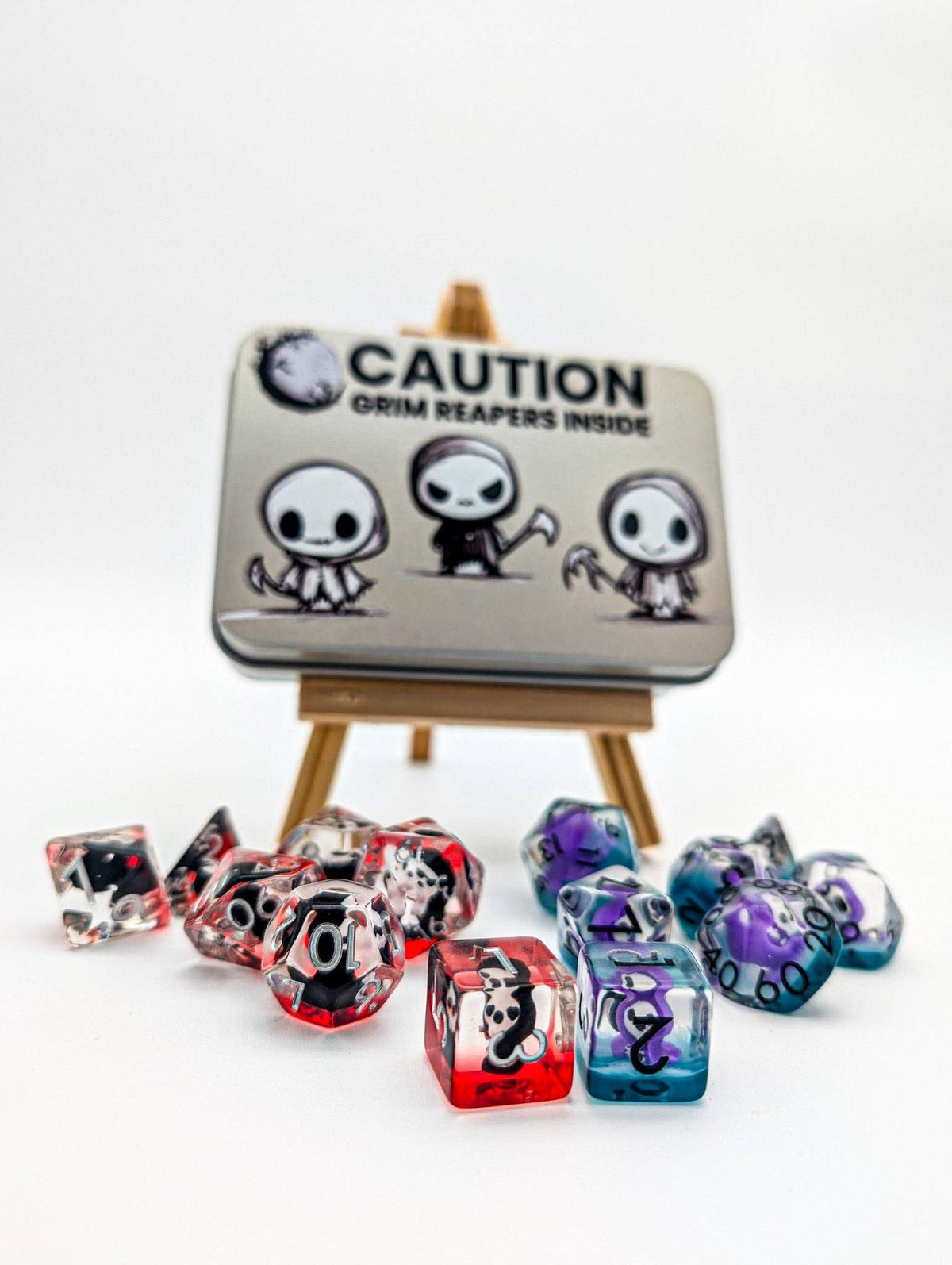 Grim Reaper Dice Tins