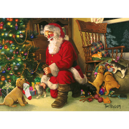 Santa's Lucky Stocking (Family) 350pc Puzzle