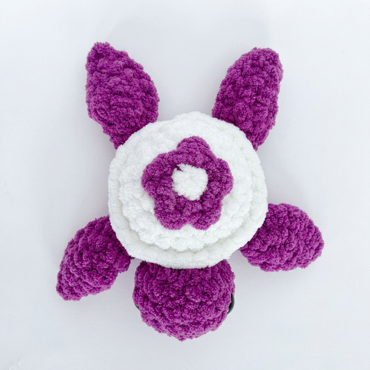 Baby Crochet Sea Turtles with Flowers