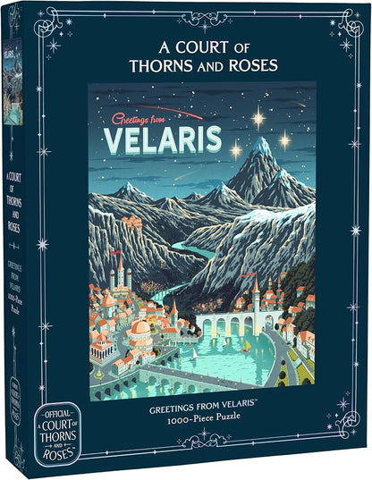 A Court of Thorns and Roses Official Greetings from Velaris 1000-Piece Puzzle