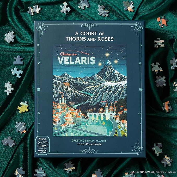 A Court of Thorns and Roses Official Greetings from Velaris 1000-Piece Puzzle